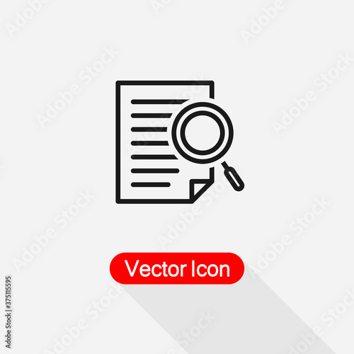 Case Studies Icon Vector Illustration Eps10