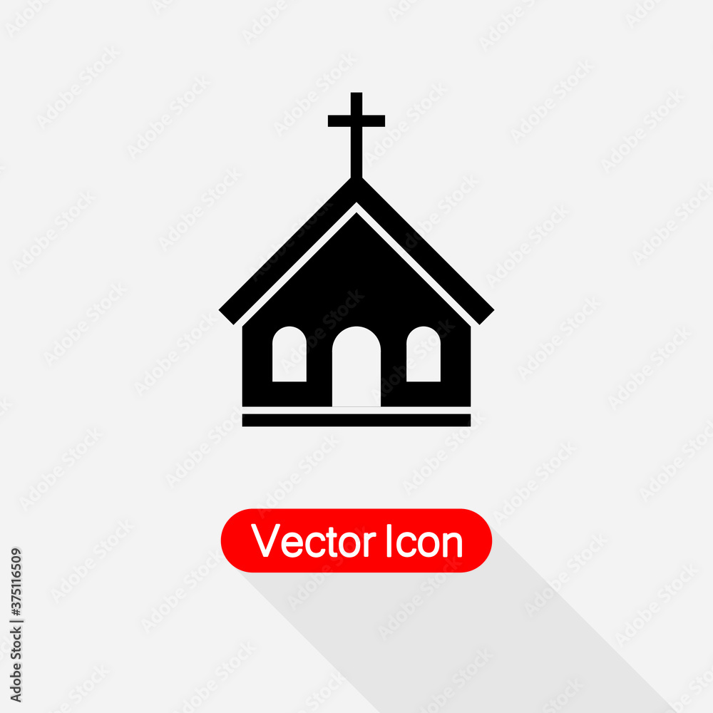 Church Icon Vector Illustration Eps10 Church Icon Vector Illustration Eps10
