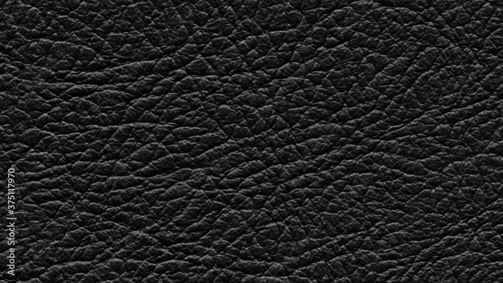 Seamless loopable black leather background