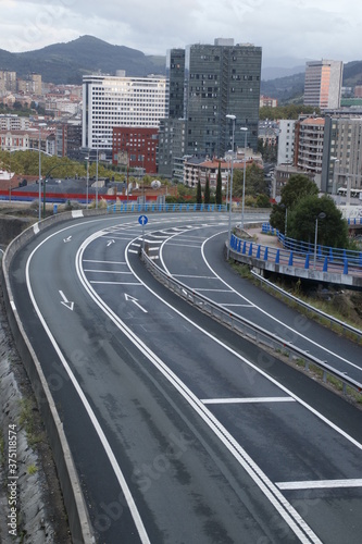 Road close to Bilbao