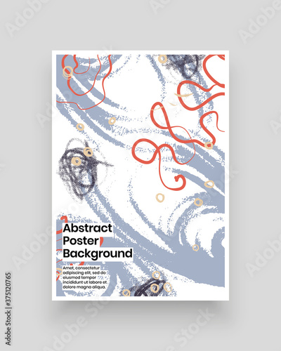 Abstract patterns for Placards, Posters, Flyers and Banner Designs. Colorful illustration. Lines, spots, circles and scribbles. Decorative chaotic backdrop. Hand drawn texture, decor shapes. 