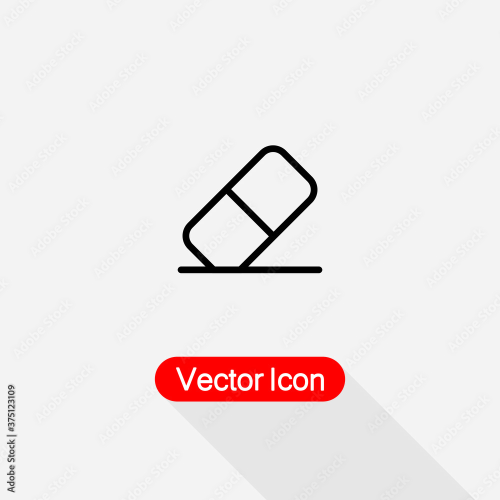 Eraser Icon Vector Illustration Eps10 Eraser Icon Vector Illustration Eps10