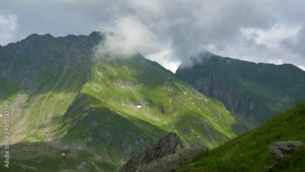 Hyperlapse of mountains and clouds Hyperlapse of mountains and clouds
