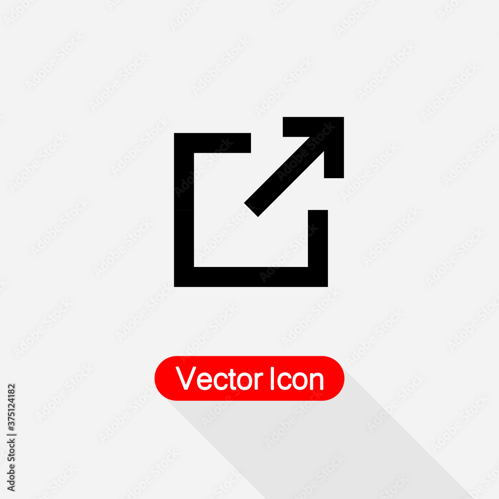 External Link Icon Vector Illustration Eps10 External Link Icon Vector Illustration Eps10