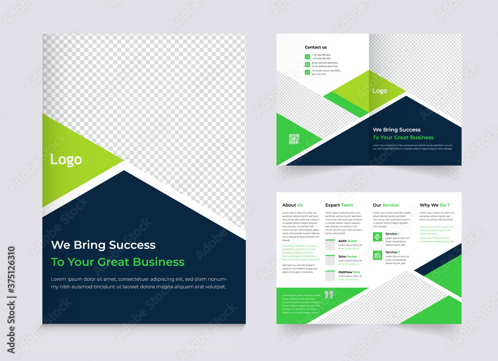 Naklejka premium business card template