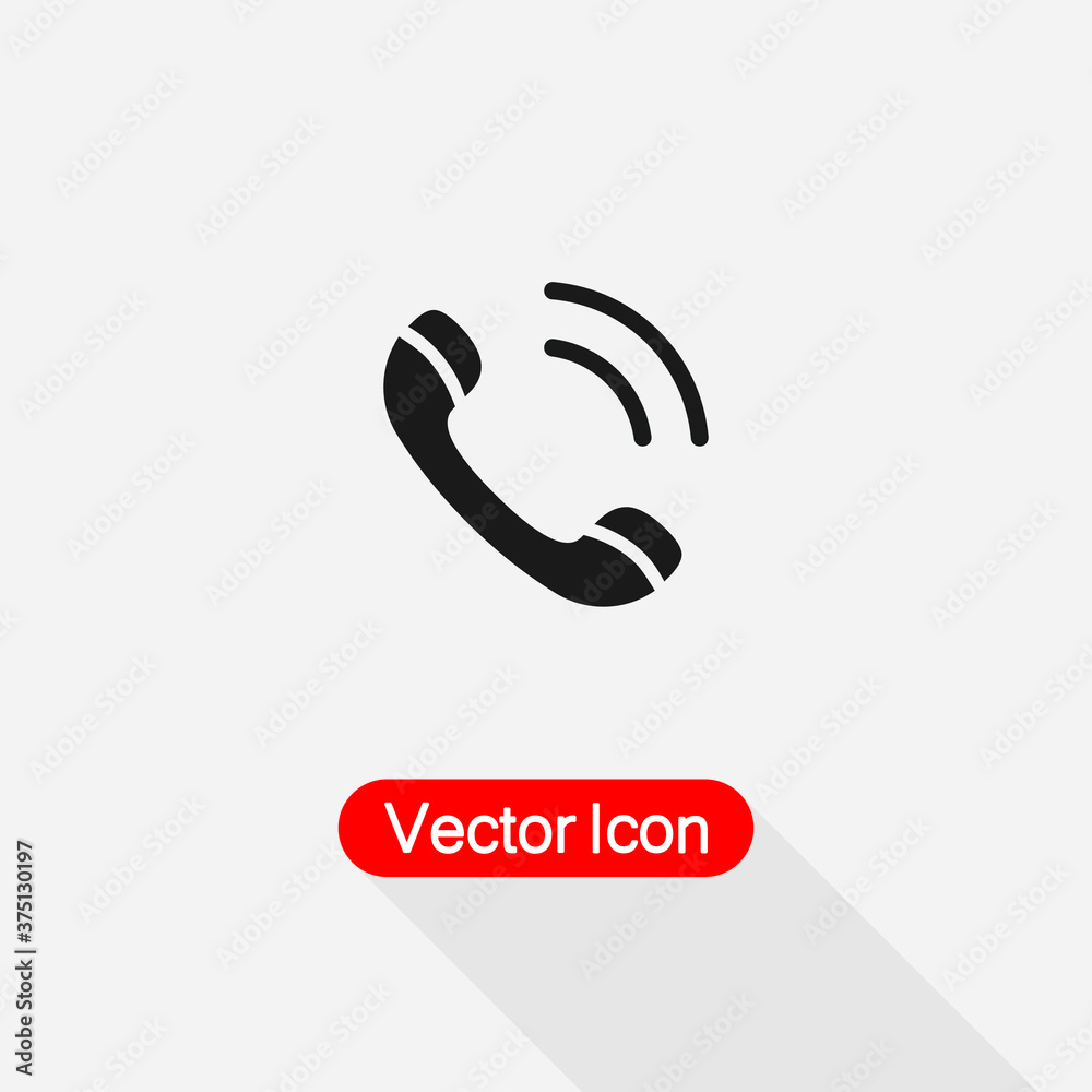 HandSet, Phone Icon Vector Illustration Eps10 HandSet, Phone Icon Vector Illustration Eps10