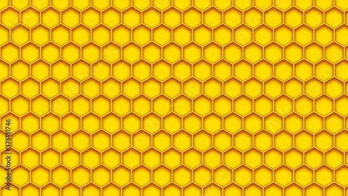 Honeycomb pattern  yellow and red  extra large pattern size  for the background