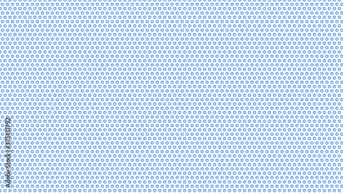 Hexagon pattern, blue and white, small pattern size as  a background