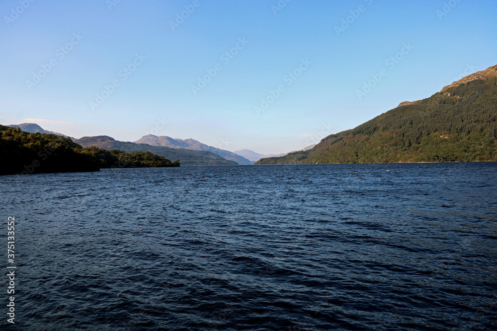 View of Loch Lomond Scotland from a Scenic Viewpoint