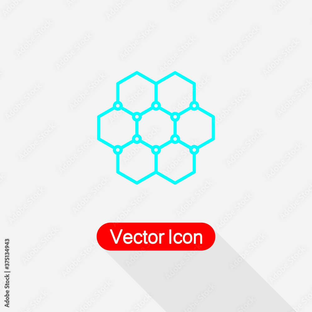 Molecular Compound Icon Vector Illustration Eps10 Molecular Compound Icon Vector Illustration Eps10