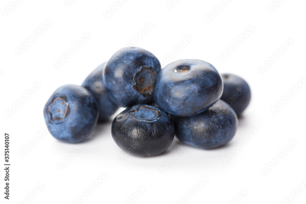 heap of blueberries isolated on white background heap of blueberries isolated on white background