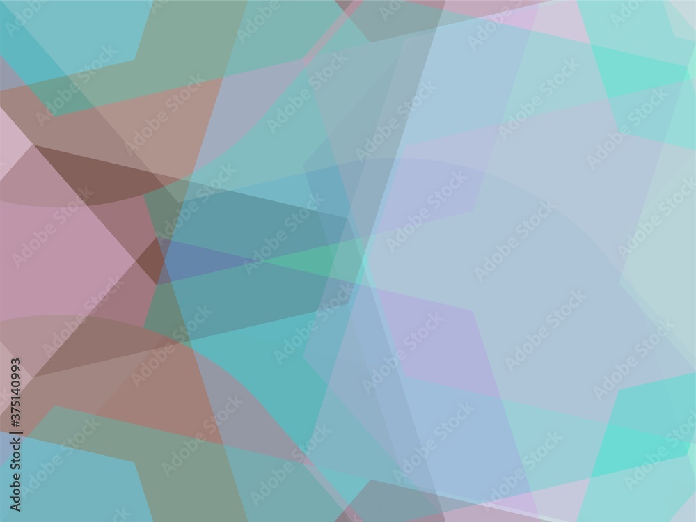 Fototapeta premium Beautiful of Colorful Art Blue, Purple, Brown and White, Abstract Modern Shape. Image for Background or Wallpaper