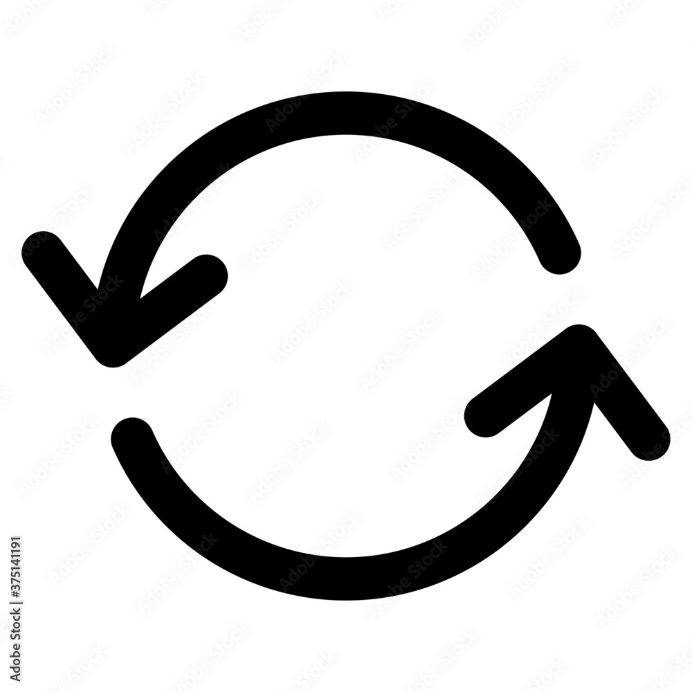 Refresh arrow line icon Refresh arrow line icon