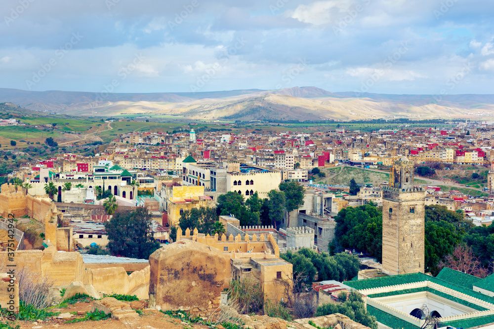 View of Fes medina. Morocco