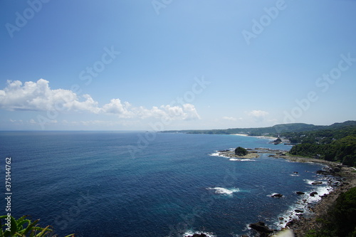 landscape of the sea in Izu  Shizuoka  Japan