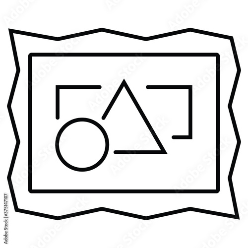 Art icon vector illustration photo