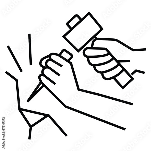 Art icon vector illustration photo