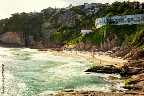 Joatinga beach (praia do Joa) in Rio de Janeiro, Brazil photo