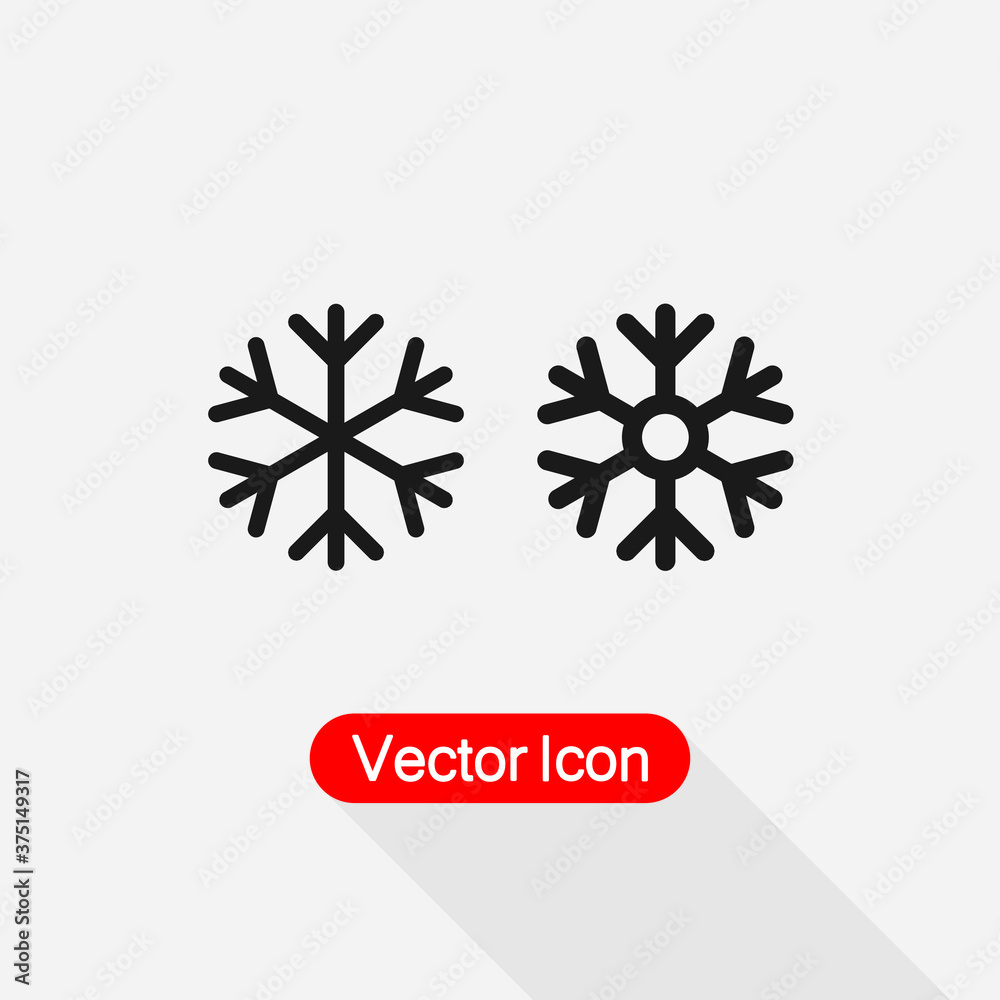 Snowflake Icon Vector Illustration Eps10 Snowflake Icon Vector Illustration Eps10