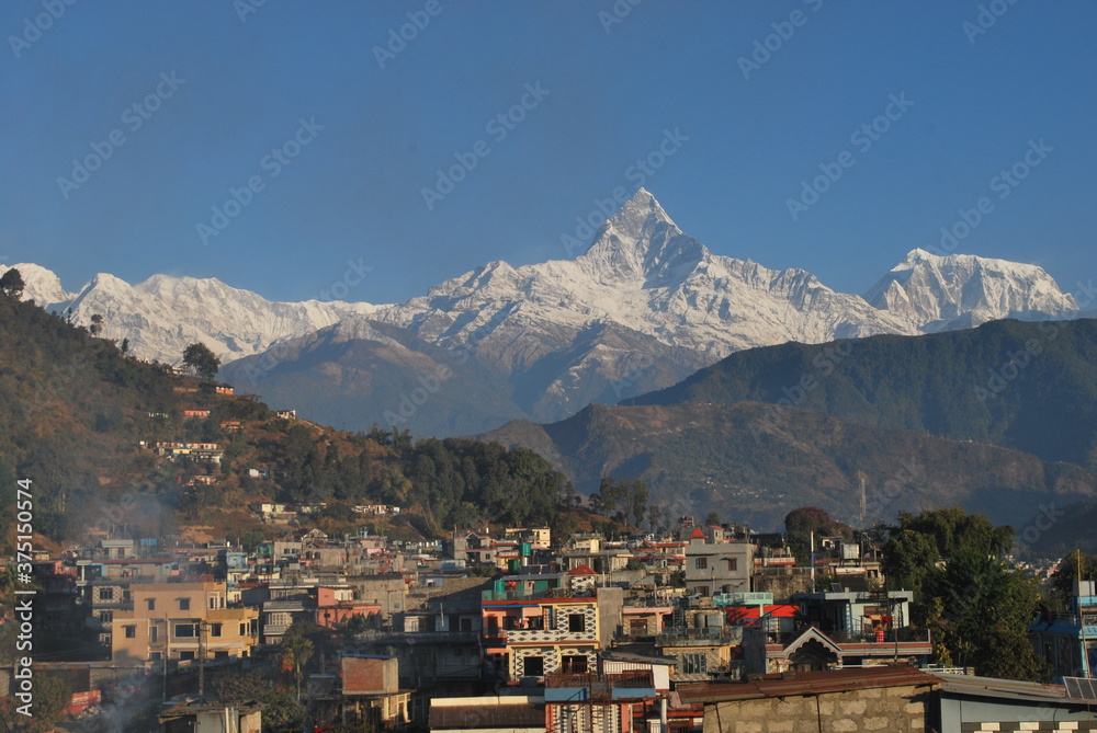 Mount Machhapuchhre, Pokhara, Nepal