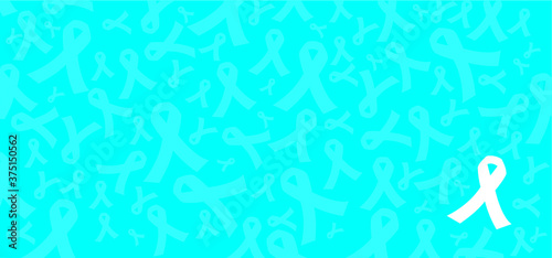 Mens psa prostate cancer. November. Blue ribbons background. Awareness month. World Cancer day. Medical blue ribbons logo. Men oncological disease support campaign, masculine health care. No shave.