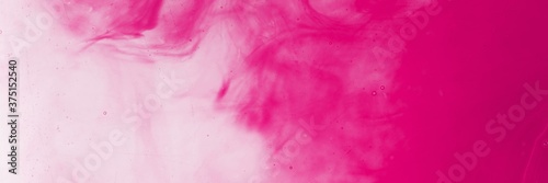 Panorama magenta watercolor background. Different shades of magenta © kelifamily