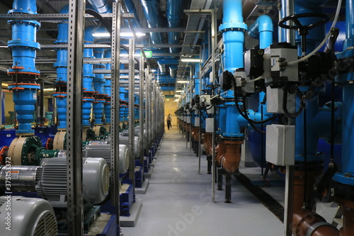 industrial factory interior