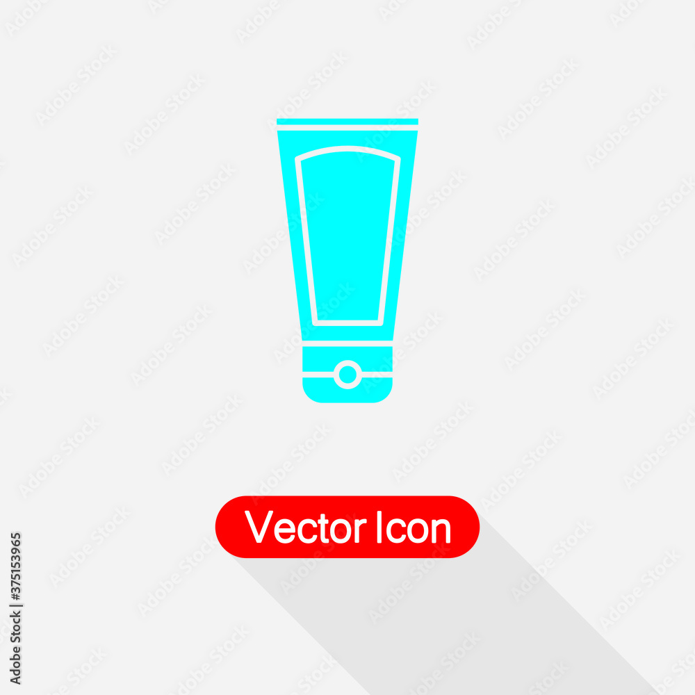 Tube Container For Cream icon Vector Illustration Eps10 Tube Container For Cream icon Vector Illustration Eps10