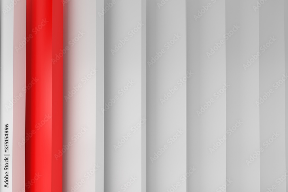 Abstract red and white motion design. 3D background striped symmetric lines. Seamless Pattern. Geometric wallpaper. Regular Red and White Striped Texture Abstract red and white motion design. 3D background striped symmetric lines. Seamless Pattern. Geometric wallpaper. Regular Red and White Striped Texture