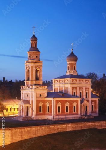 Church of Assumption of Blessed Virgin Mary at Red (Cathedral) mountain in Serpukhov. Moscow oblast. Russia