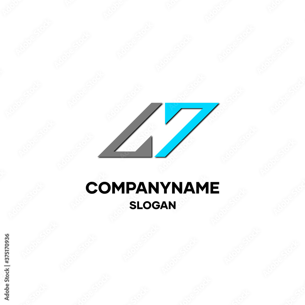 logo initials letter N cool and minimalist and elegant for business, and company or brand, vector illustration logo initials letter N cool and minimalist and elegant for business, and company or brand, vector illustration