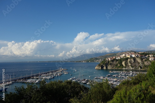 Fototapeta Naklejka Na Ścianę i Meble -  Agropoli port on the Cilentan coast, Italy