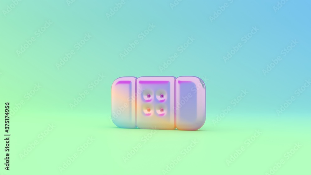 3d rendering colorful vibrant symbol of band aid on colored background 3d rendering colorful vibrant symbol of band aid on colored background