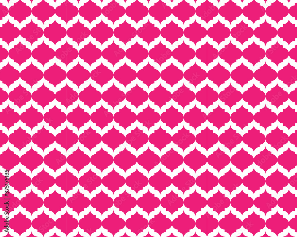 Morocco trellis seamless repeat pattern Illustration