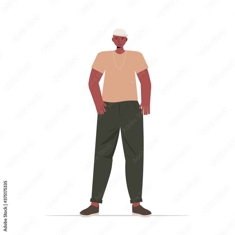 young man in casual trendy clothes male cartoon character standing pose full length vector illustration young man in casual trendy clothes male cartoon character standing pose full length vector illustration