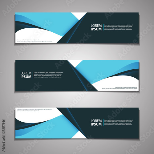 Label Banner Background Modern Business Corporate Template Design Web