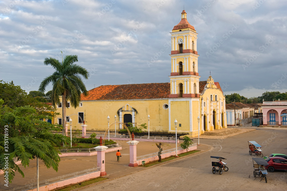 San Juan Bautista or Parochial Mayor Church, Remedios, Santa Clara Province, Cuba, Central America.