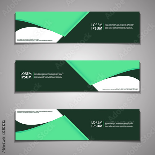 Label Banner Background Modern Business Corporate Template Design Web