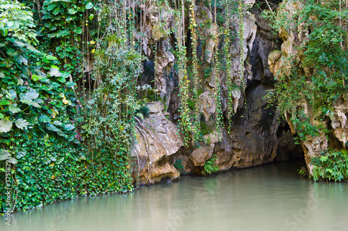 Billede på lærred Cueva del Indio, Indian Cave, Vinales, Pinar del Rio Province, Cuba, Central America, Unesco World Heritage Site