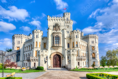 Hluboka nad Vltavou Castle in Czech Republic