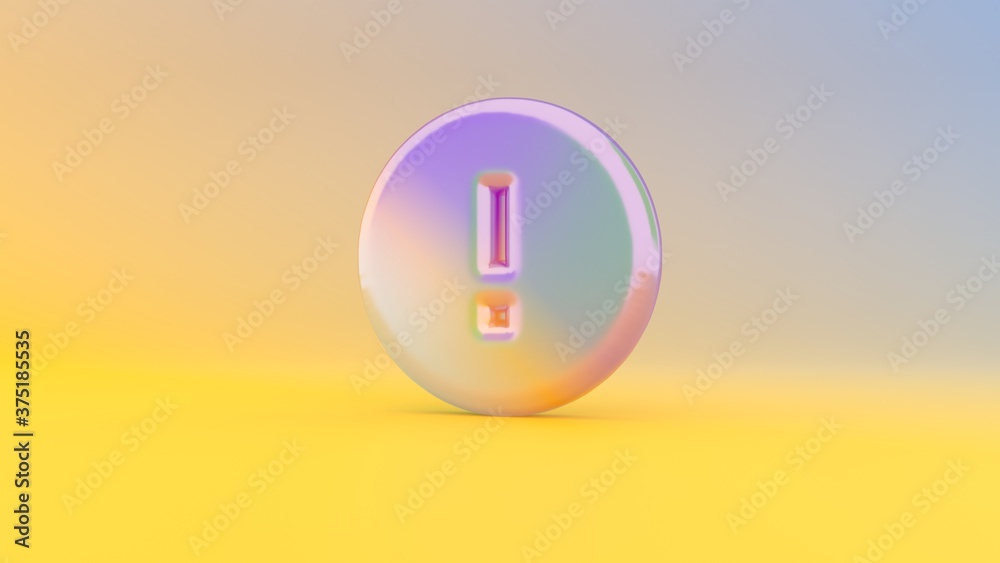 3d rendering colorful vibrant symbol of round on colored background 3d rendering colorful vibrant symbol of round on colored background