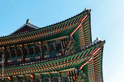 Gyeongbokgung Palace, Palace of Shining Happiness, Seoul, South Korea, Asia