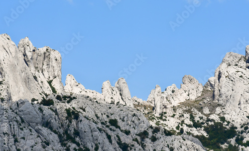 Tulove grede are a strange karst phenomenon on Velebit Nature Park. This karst formation consists of towers, pillars and cracks. Rocky ridge of extremely steep slopes built of limestone.