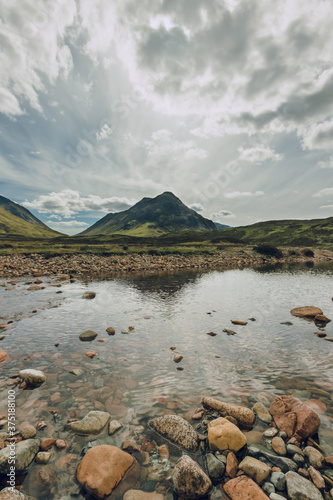 landscape in the scottish highlands photo