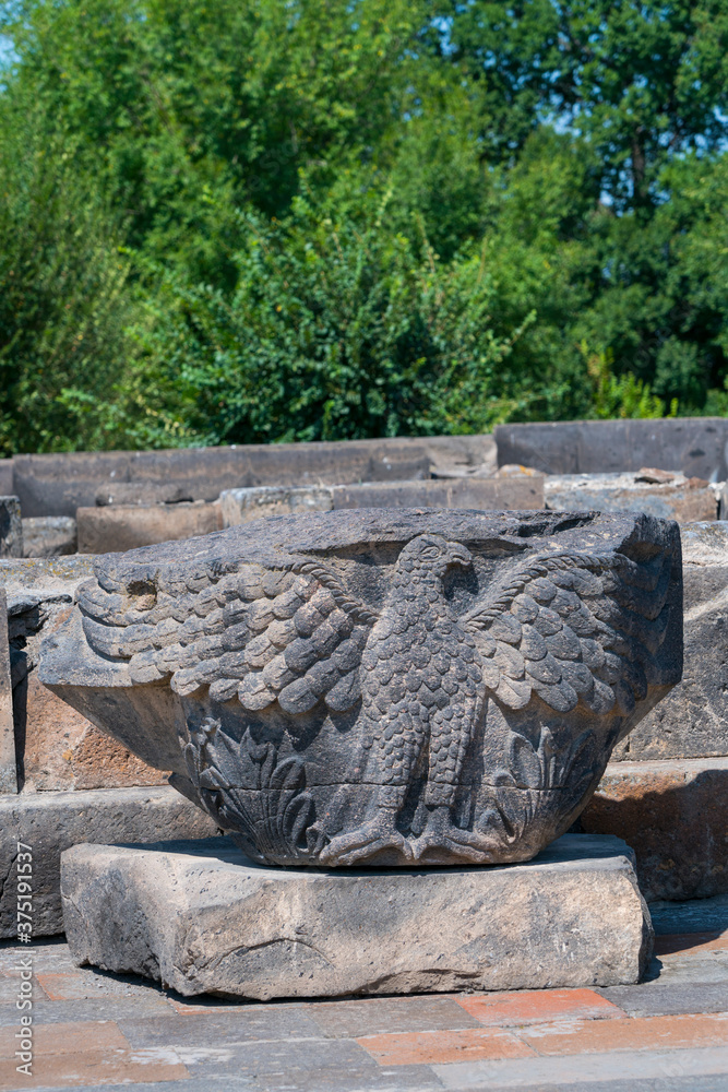 Zvartnots Cathedral, Etchmiadzin City, Armavir Province, Armenia, Middle East