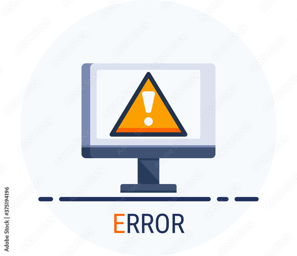 Flat Icons Style. Hacker Cyber crime attack Error for web design. Flat Icons Style. Hacker Cyber crime attack Error for web design.