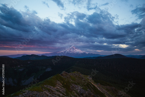 Mt Hood at Sunset photo