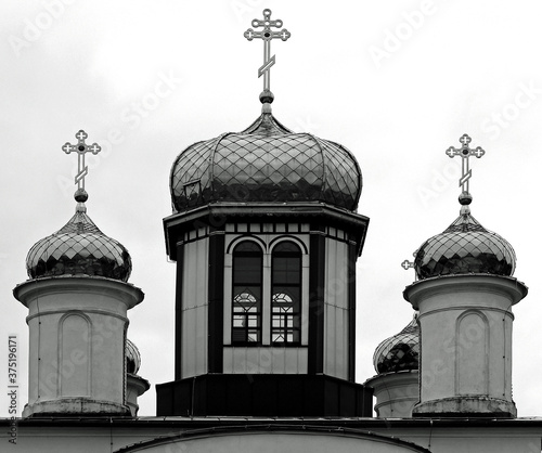 consecrated in 1853 the temple of the Orthodox church of Saint Alexander Nevsky in the town of Sokolka in Podlasie, Poland photo