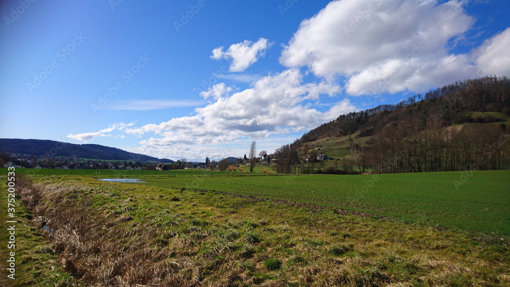 Fototapeta premium herliche landschaft
