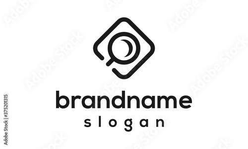 Search logo design vector